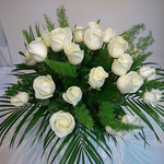 Docena de rosas blancas para regalar